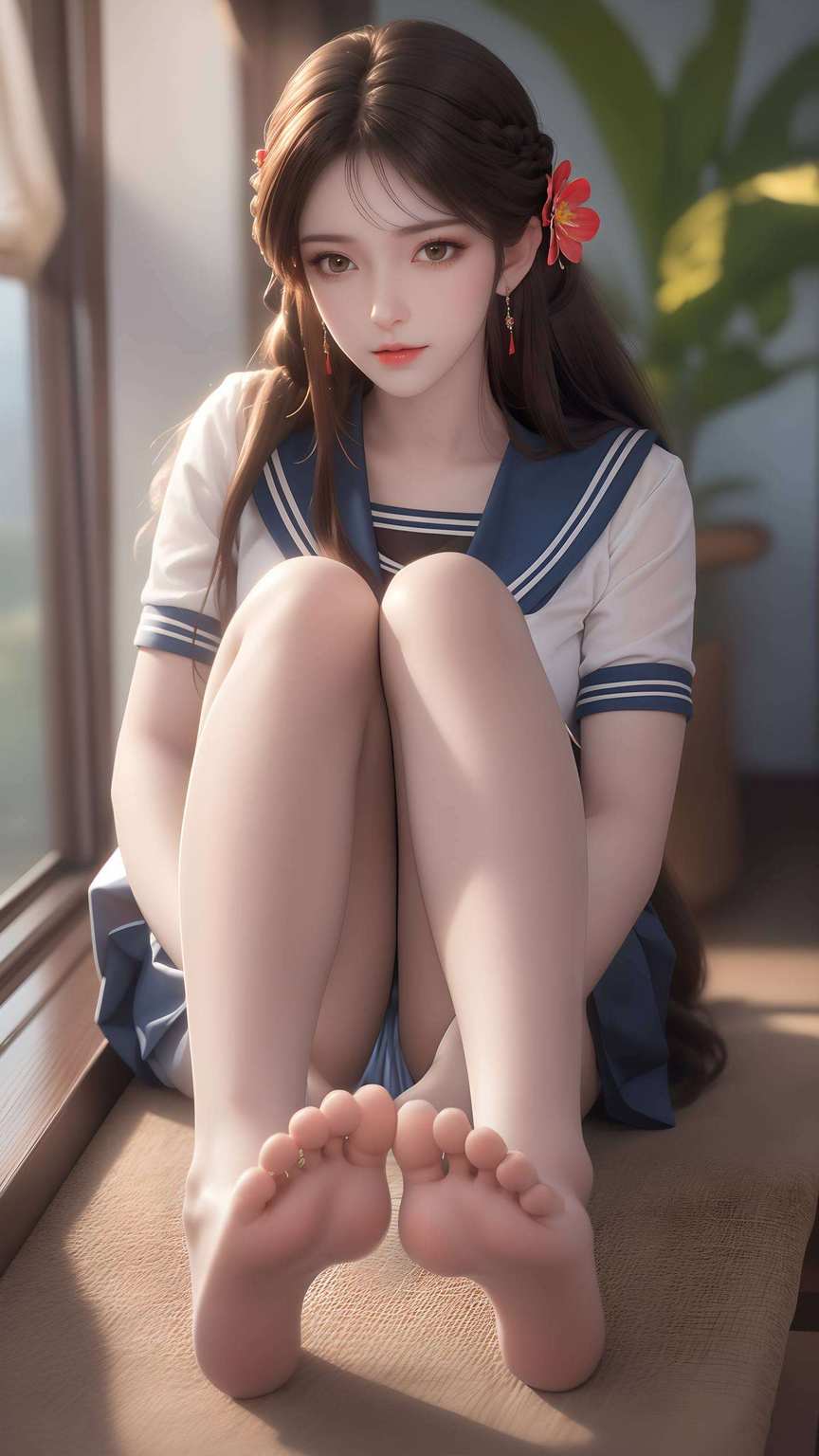 他那木头疙瘩的样儿你看看这对儿国漫界的金童玉女——火灵儿和石吴！火灵儿