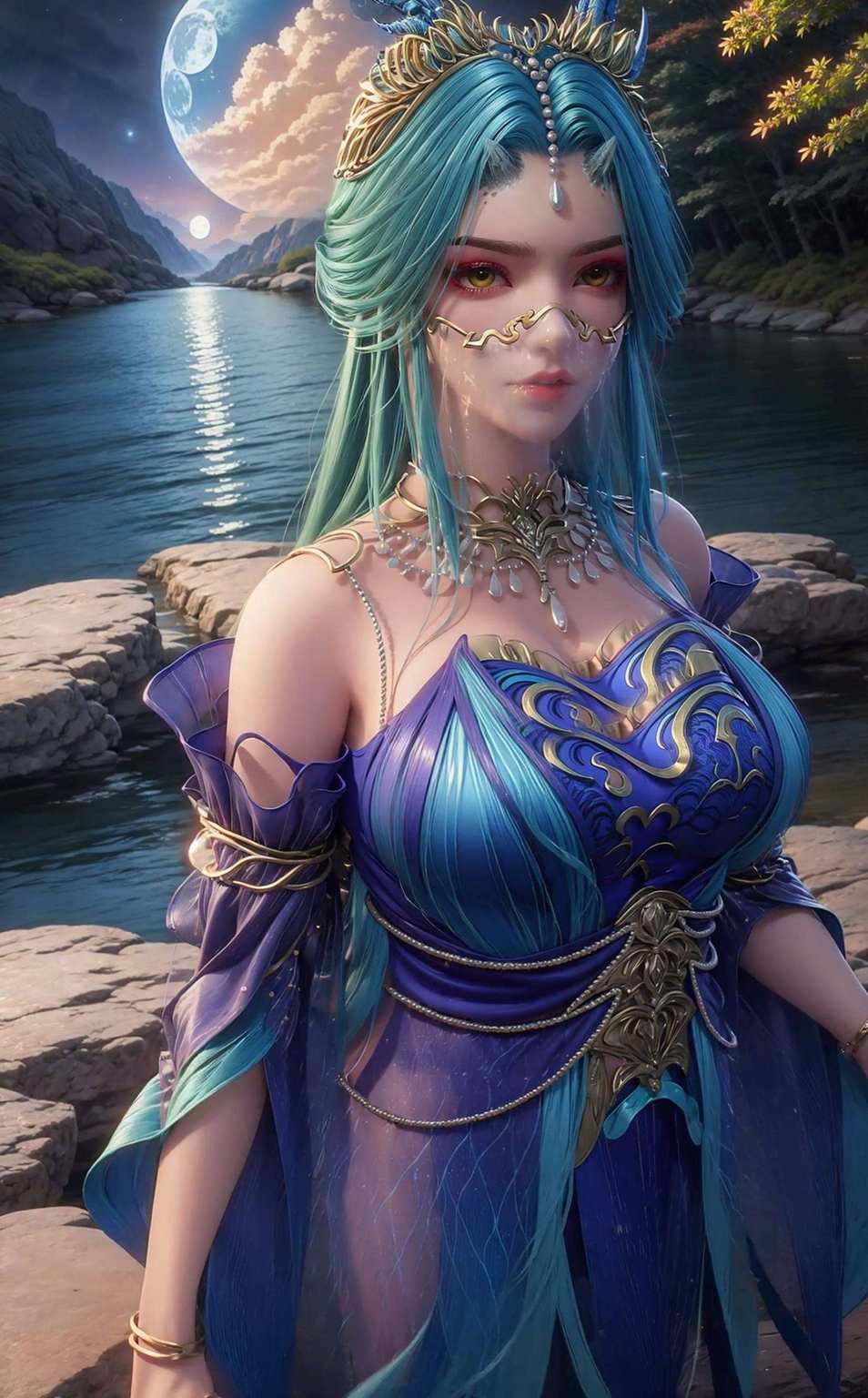 如同玄幻故事里的魔法她是国漫女神的代表