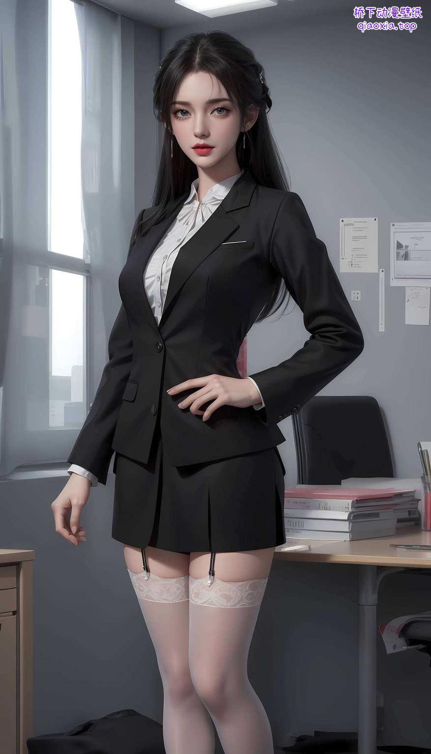 动漫美女的灵动魅力想要让电脑桌面也跟着你一起燃起来吗？来来来