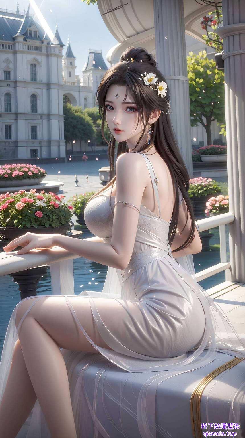 碧水映仙影动漫女神