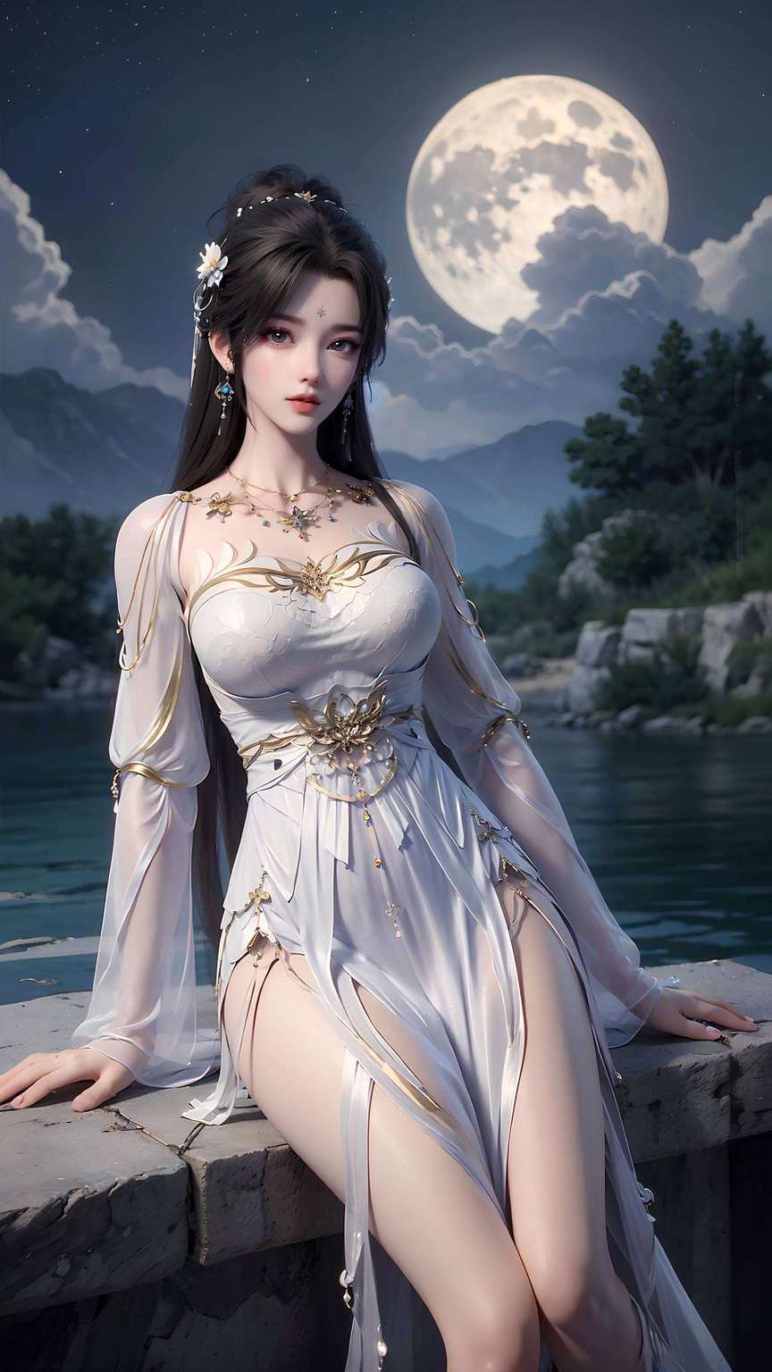 清漪壁纸绘国漫美女妍