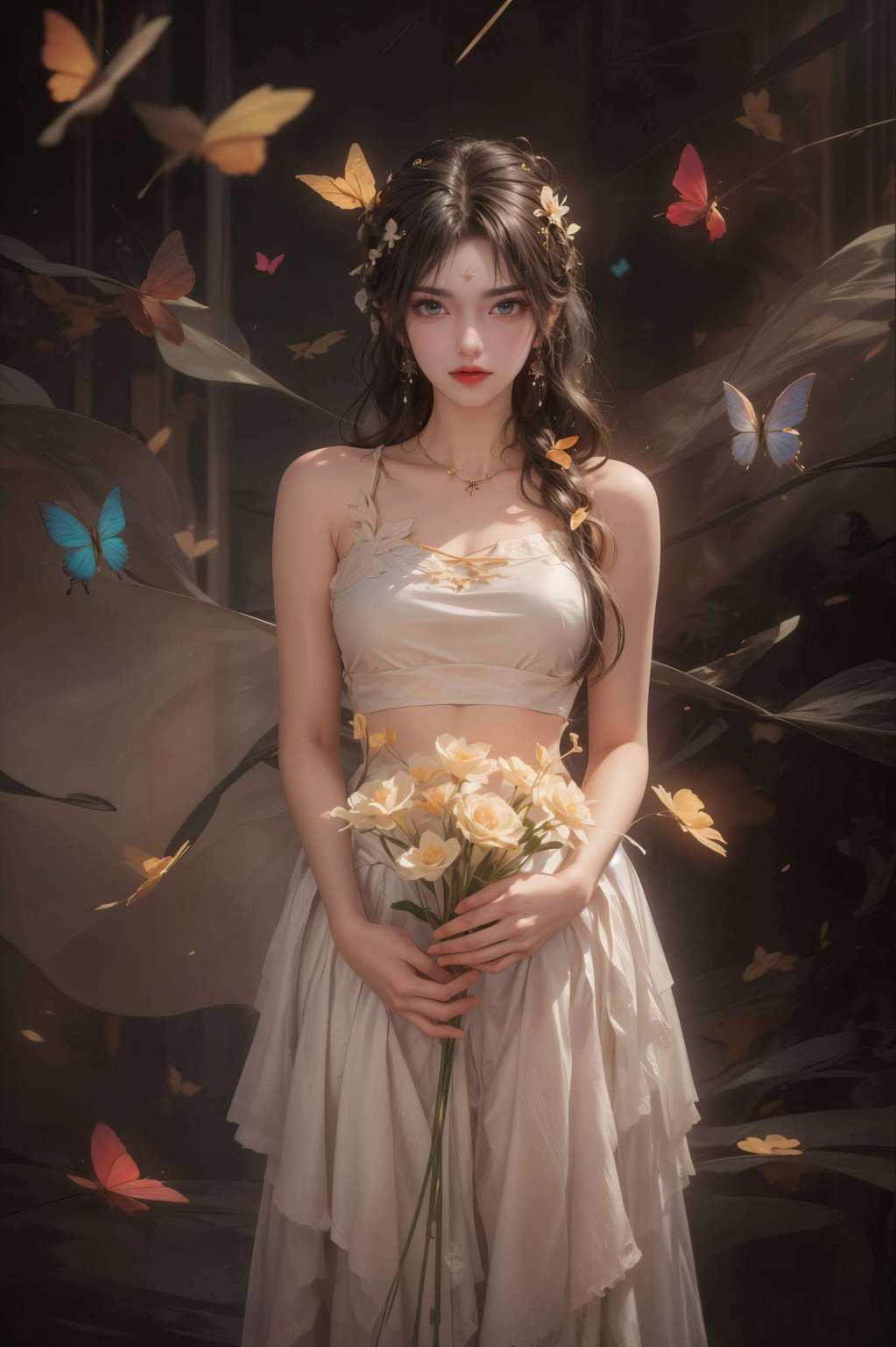 动漫美女翩翩起舞穿越完美世界