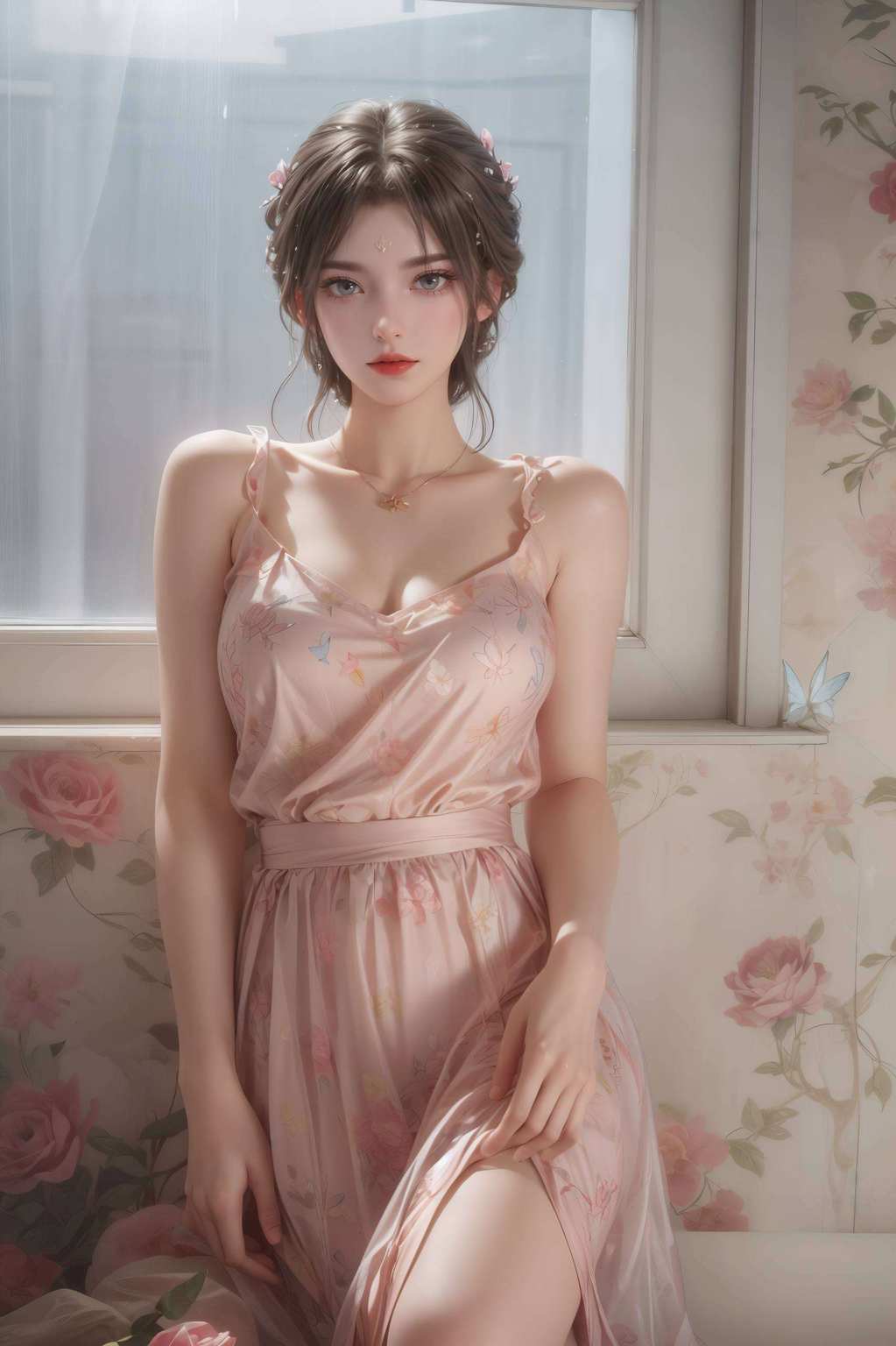 每一次她的身影跃然于壁纸之上成为了无数动漫迷心中的梦幻偶像