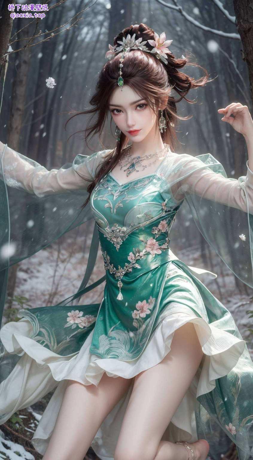 还自带玄幻气质简直是从完美世界走出来的壁画般存在