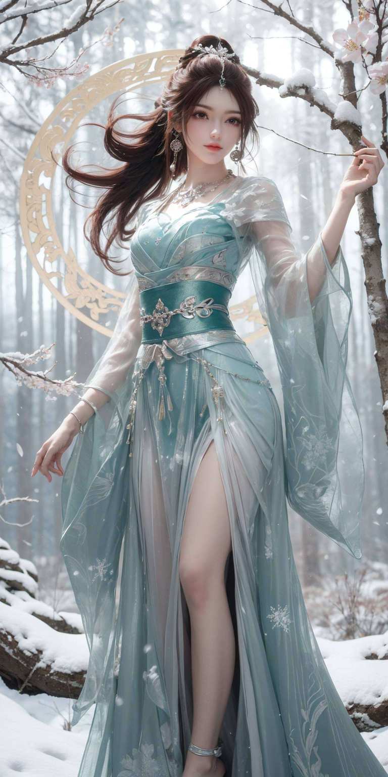 简直是从画里走出来的美少女还有那股仙气儿