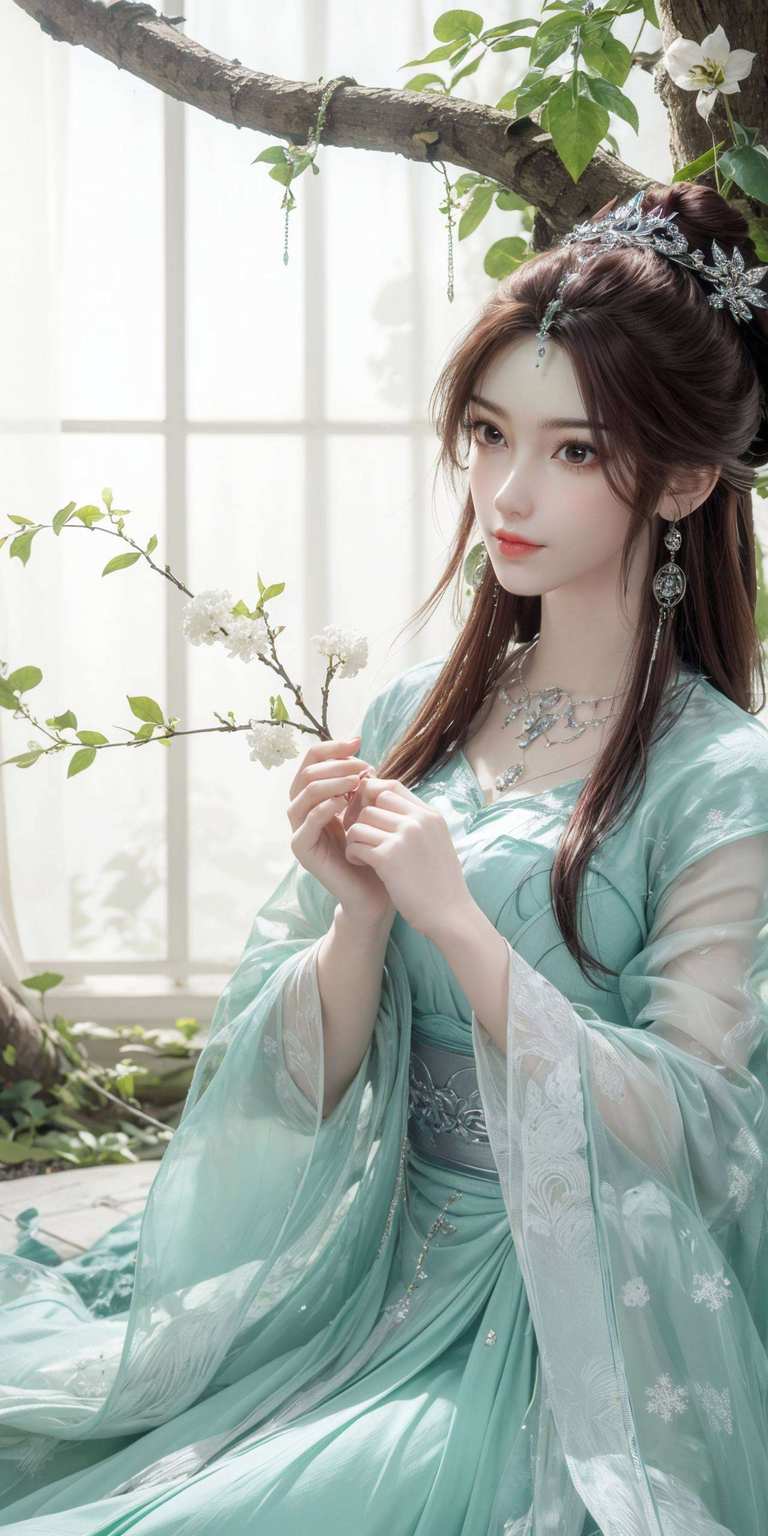那霸气十足的气质更是让人忍不住想拜倒在她的石榴裙下眉眼如画