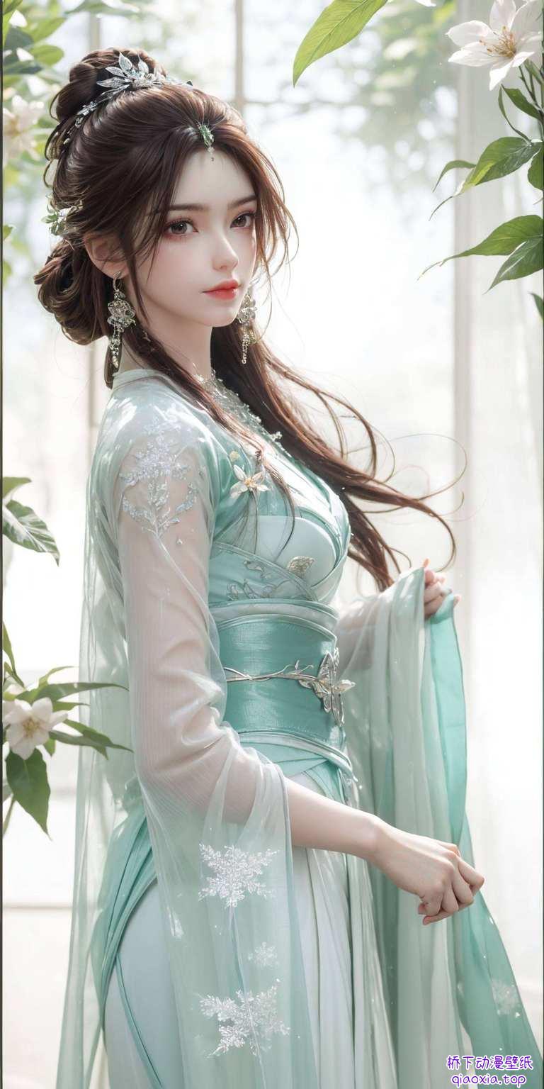 令人神往不已国漫女神叶倾仙壁纸图片犹如一道清新的风景线