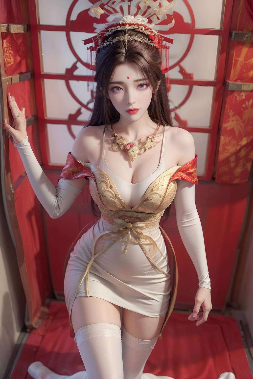 这是满满的浪漫和玄幻气息！想象一下月婵女神婉约动人