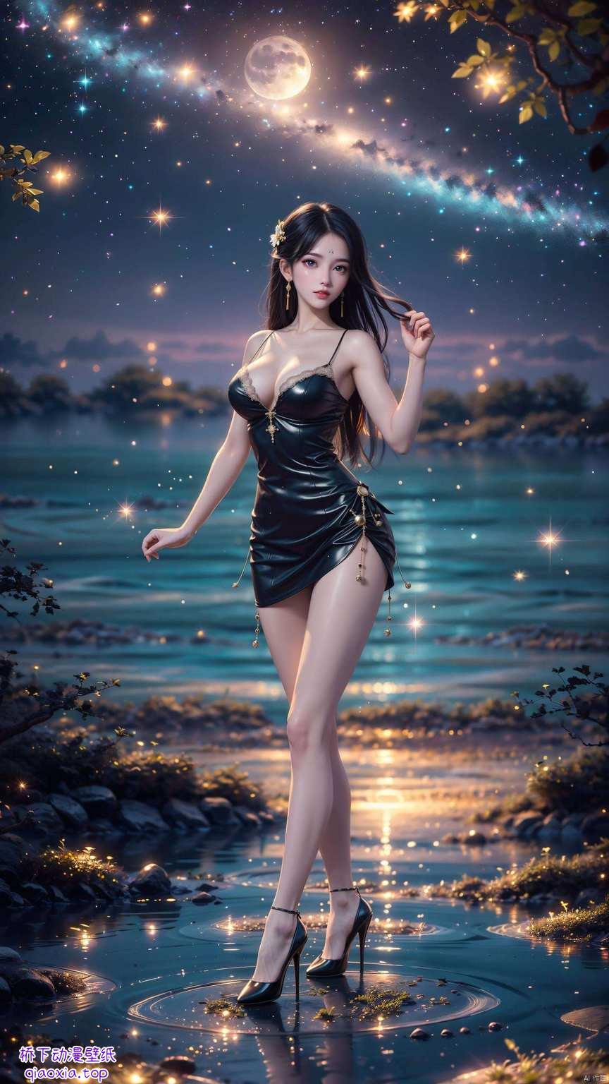 在这个极简壁纸的世界里月婵女神可是大热门！完美世界里的月婵大婚