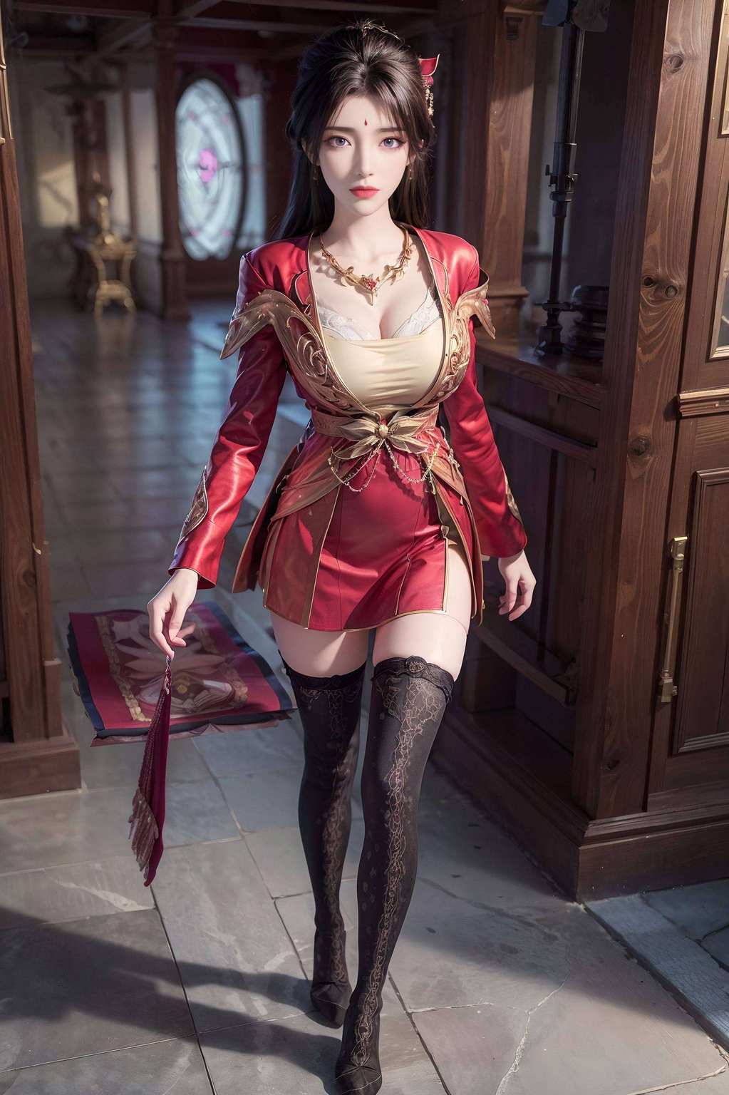 等国漫美女们来排队吧！简直完美世界里的完美壁纸！别瞪大眼珠子了