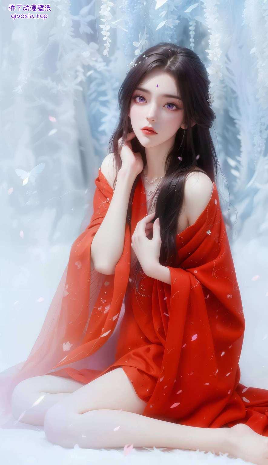 她的婚礼壁纸更显娇美动人