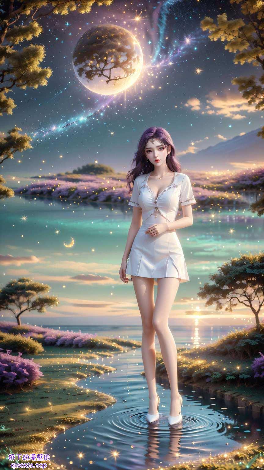 国漫女神云曦和石昊的合照是不是厌倦了电脑上那些普通的壁纸？让我给你推荐一款超炫的AI壁纸——AIGC动漫壁纸