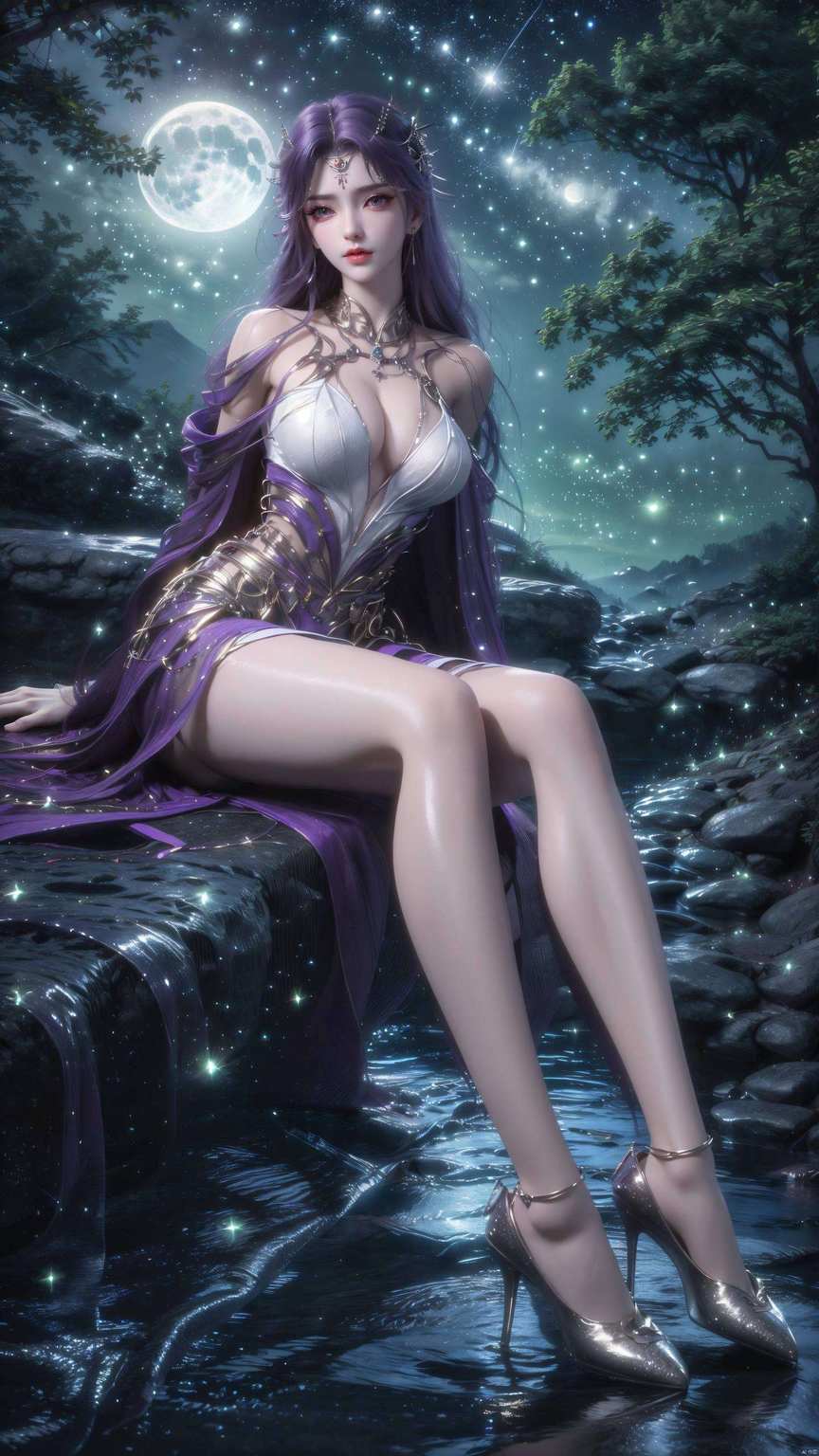 云曦漫步在完美世界的晨曦中简直美得不像实力派！