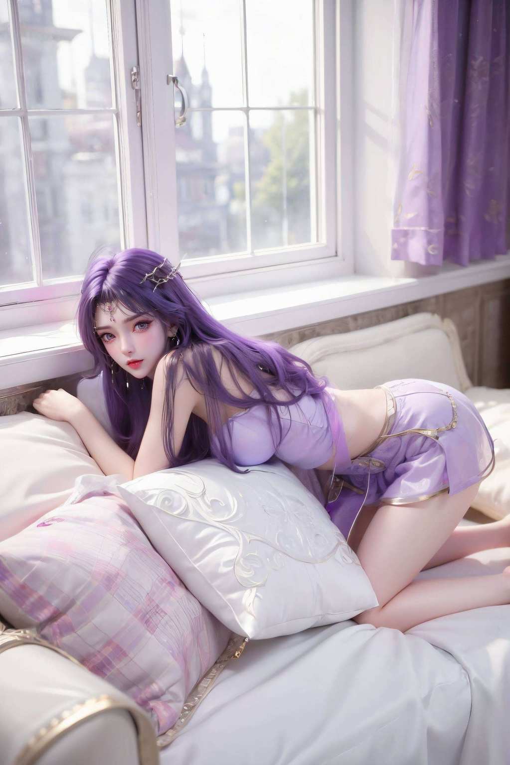 云曦女神的美貌和玄幻元素想要让你的屏幕换个新面貌吗？这款AI生成的粉色系“完美世界云曦壁纸”绝对让你眼前一亮！融合了国漫的独特韵味