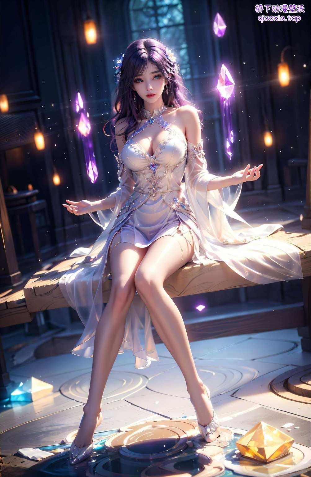 就能让整个“完美世界壁纸”都亮堂起来而这位“国漫美女”