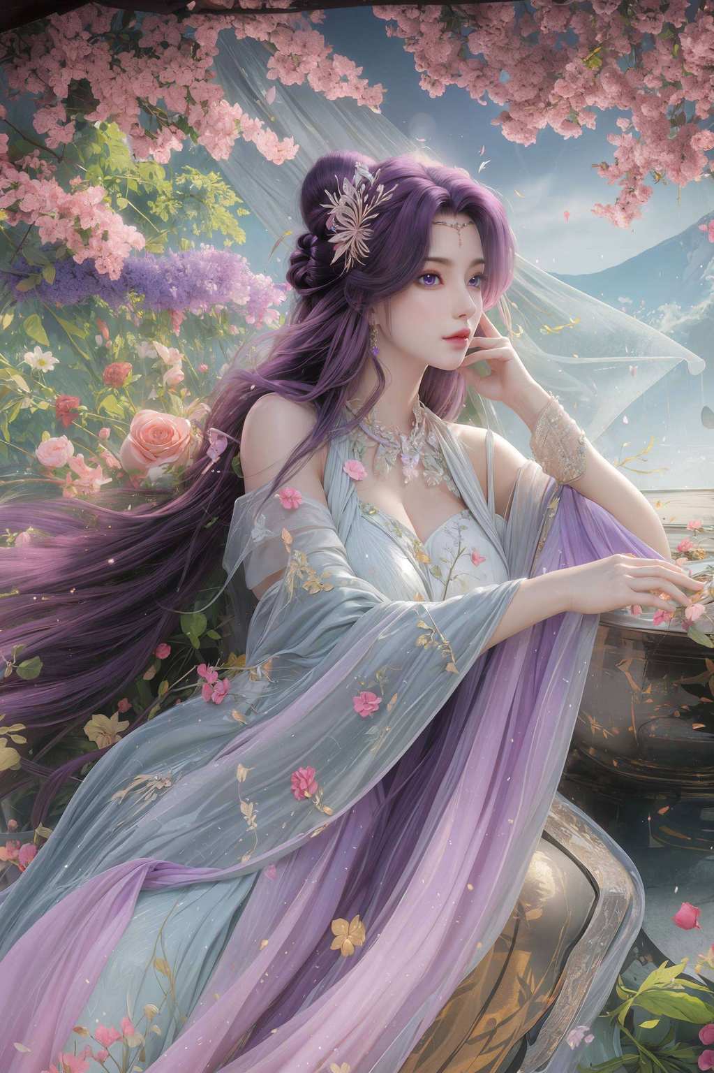 云曦挥舞着剑这位国漫女神不仅美得让人舔屏
