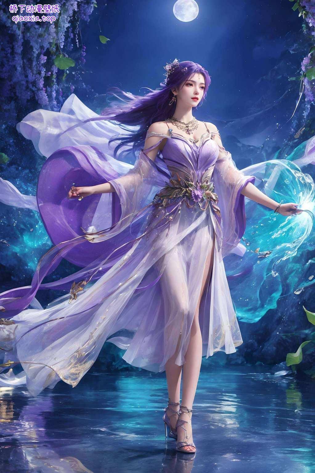 把极简风玩出了新高度谁说国漫美女只能是静态的？云曦用她的高清动态壁纸