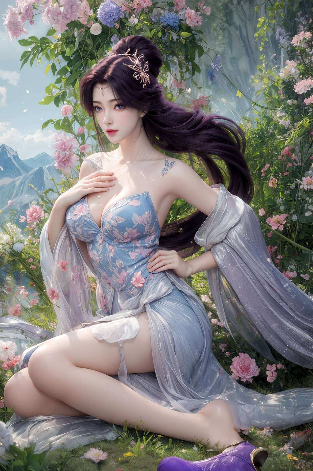 在这国漫壁纸的画卷中他们不仅是动漫美女和动漫女神的代表