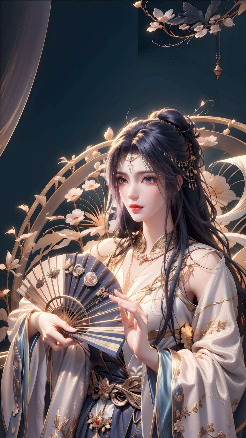 在完美世界壁纸中更是国漫美女的典范