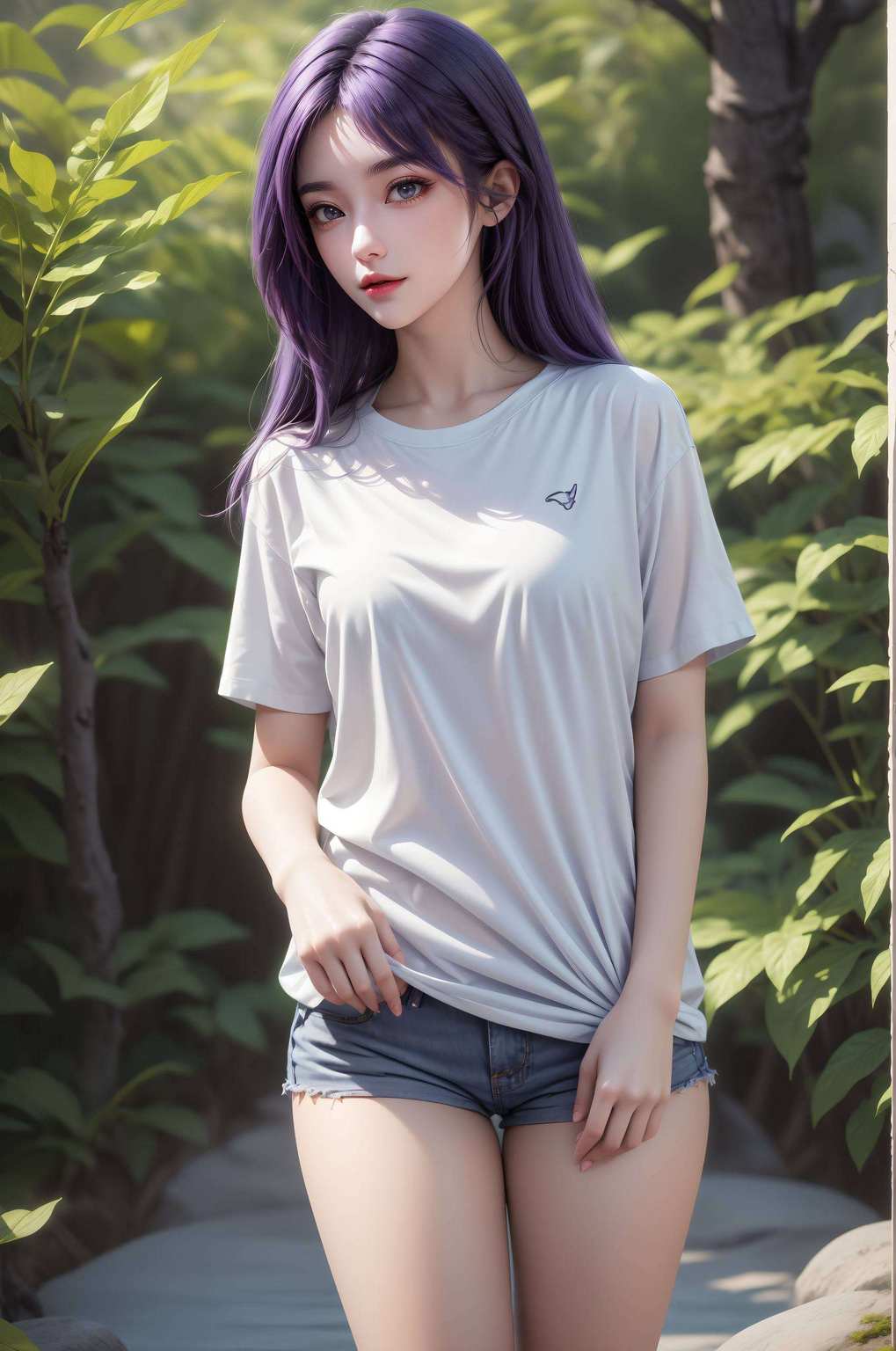 她的倩影化作无数梦幻壁纸穿梭在国漫的绚丽世界