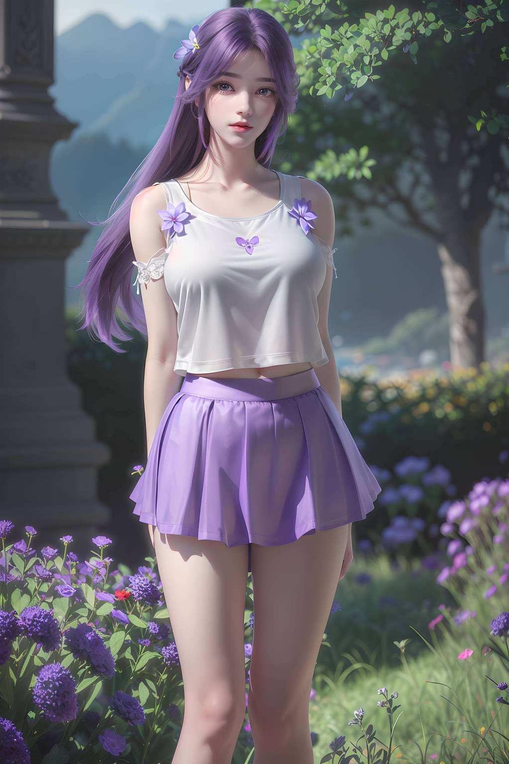 她是完美世界中的绝世佳人云曦月婵清漪