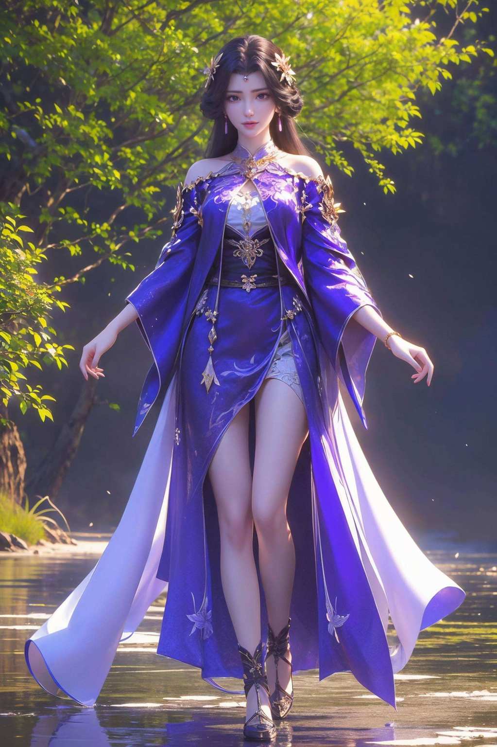 今儿给您推荐一款绝美的手机壁纸和云曦女神一起舞动飘渺云间！嘻嘻