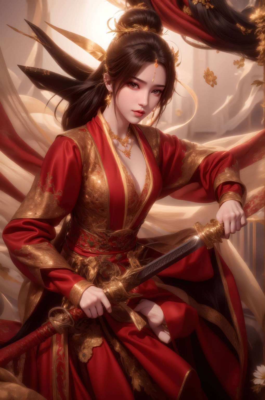 各位动漫迷们主角是咱们国漫界的女神——李慕婉！这可是4K超清原图哦