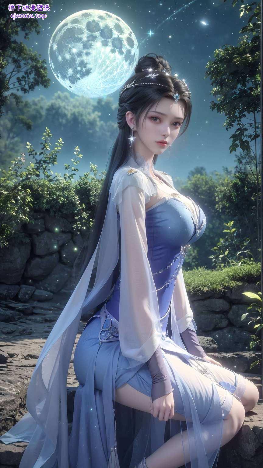 王林拿着新换的李慕婉壁纸电脑简直美得让人仙逆啊！瞧瞧这国漫女神