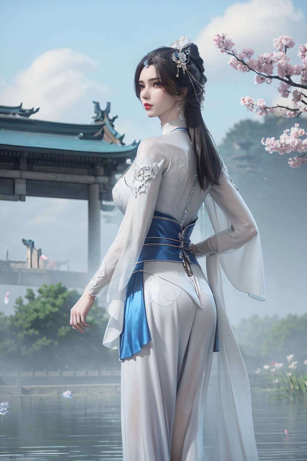 而且一穿上玄幻战衣今天给大家推荐一款绝美的AI创作壁纸——李慕婉版！这位国漫女神不仅颜高气场强大