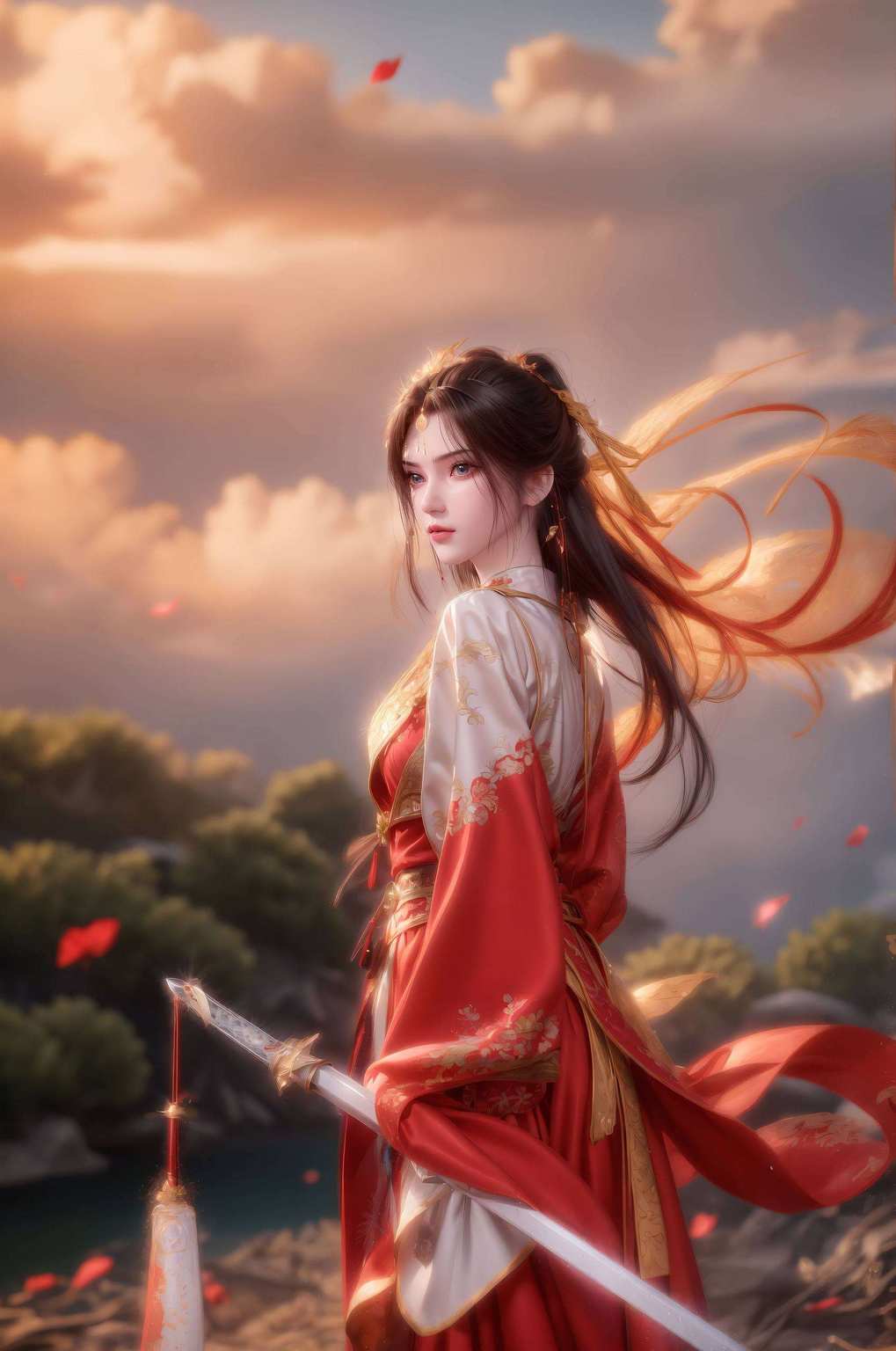仙逆之中动漫美女的风采在她身上尽显