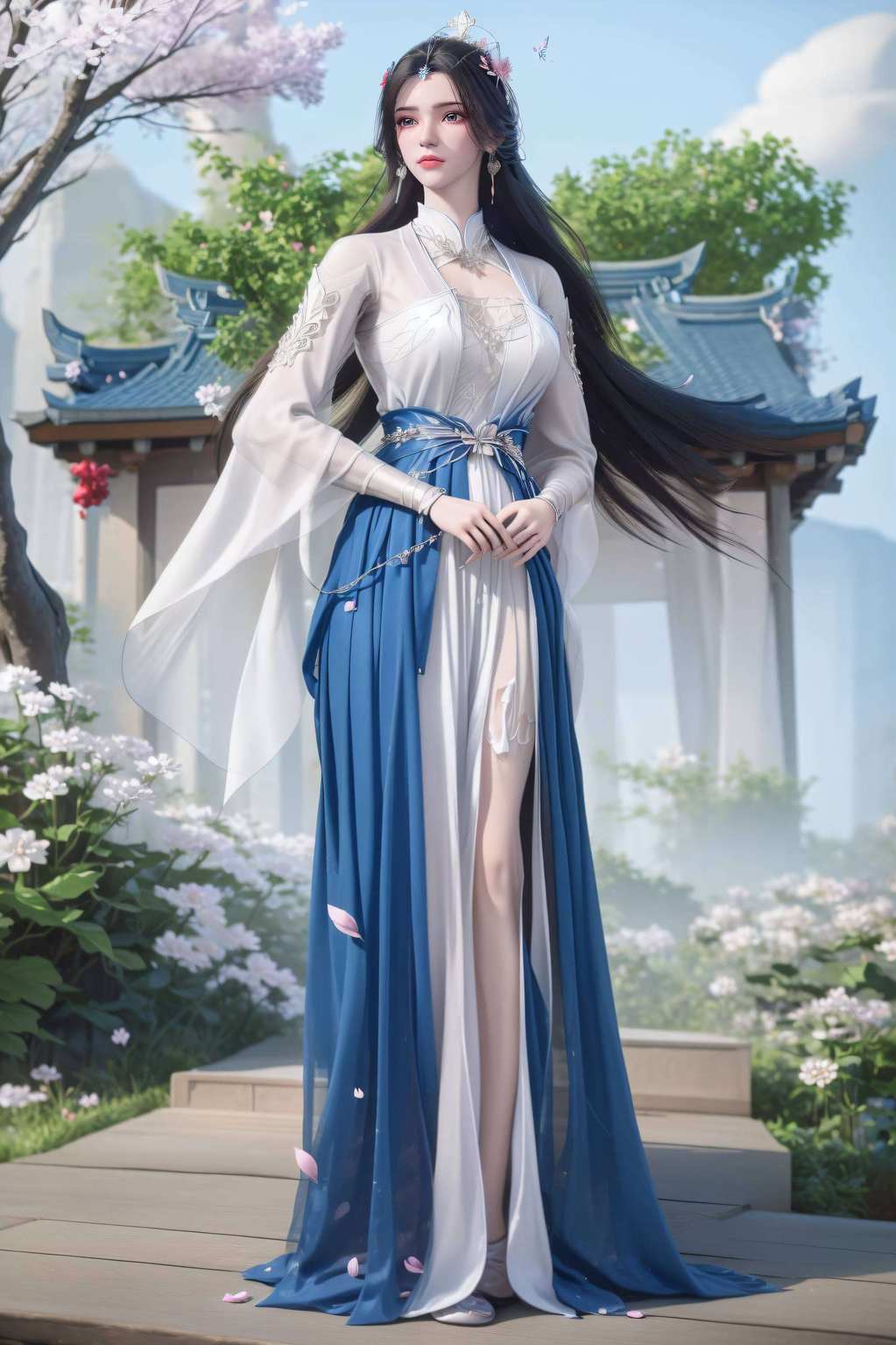想要给电脑换个新装吗？快来看看这款李慕婉黑色高清壁纸图片！4K分辨率无论是仙逆中的李慕婉