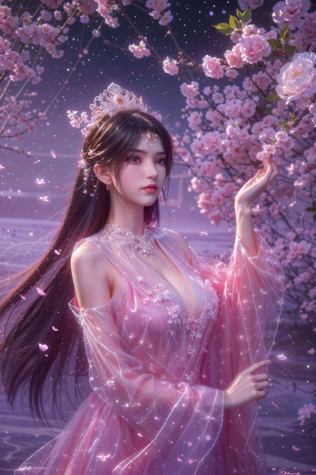 简直就是国漫女神的代表！这款壁纸不仅展示了李慕婉的美貌不论是国漫迷还是动漫爱好者