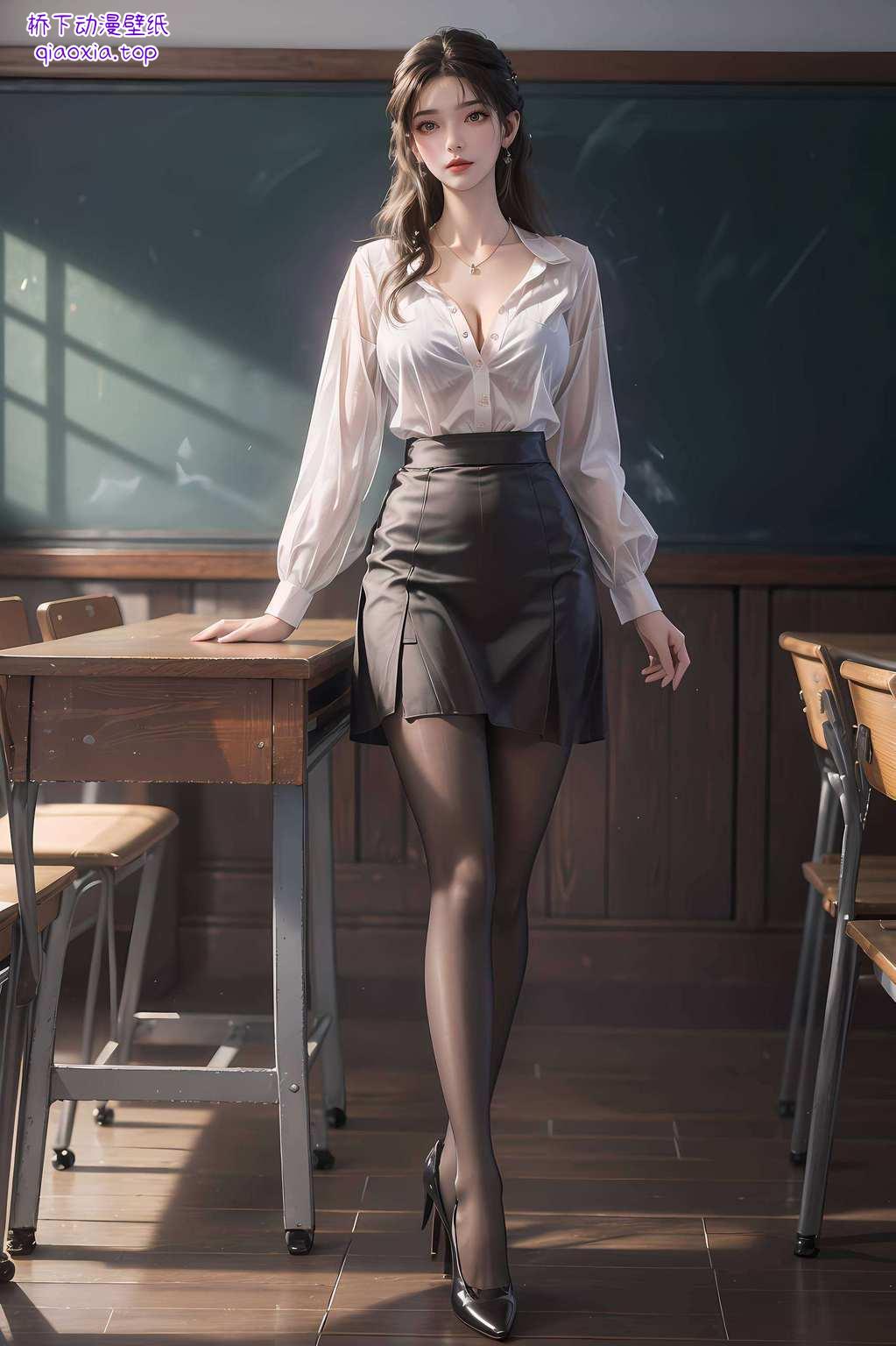 宛若从玄幻世界走出的仙子李慕婉
