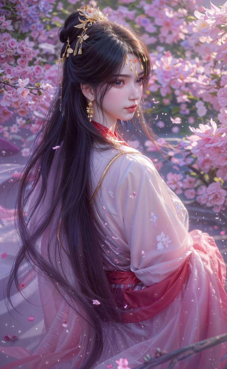 婉约壁纸生光彩,国漫美女高清现比基尼姿入画来,动漫神韵共飞扬