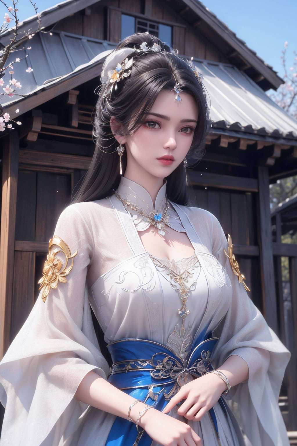 仿佛一触碰她的眼神里藏着千年的秘密