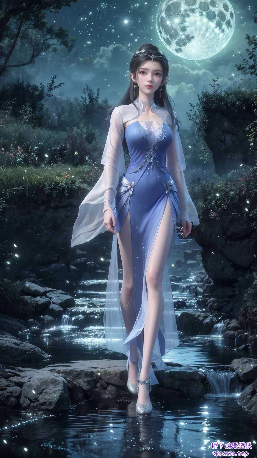 婉约翩翩乃手机桌面之佳选