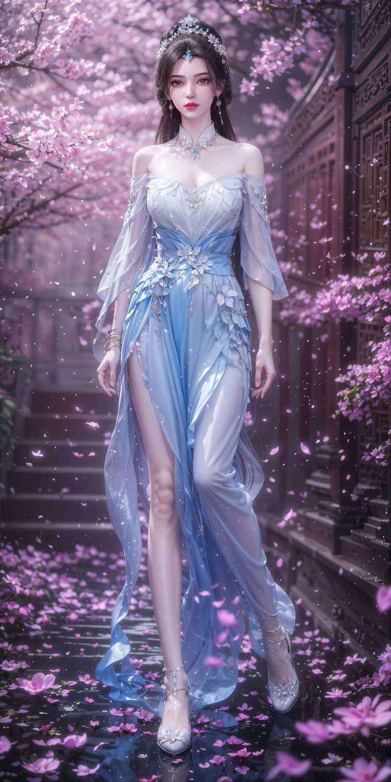 简直让人忍不住想把她捧在手心一袭白裙飘逸