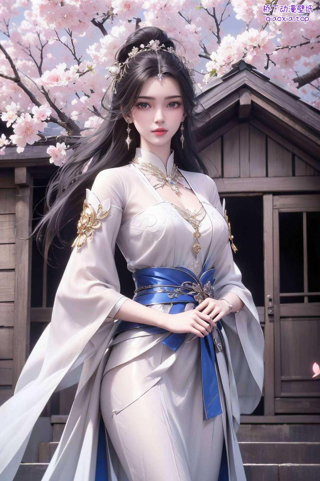 她的风采如梦幻般绚丽她的倩影化作极简壁纸