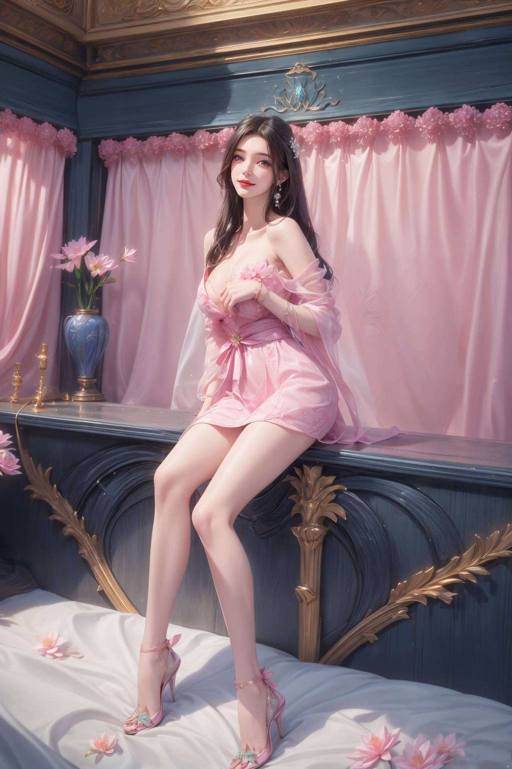 这款高清壁纸将她的优雅风华完美呈现