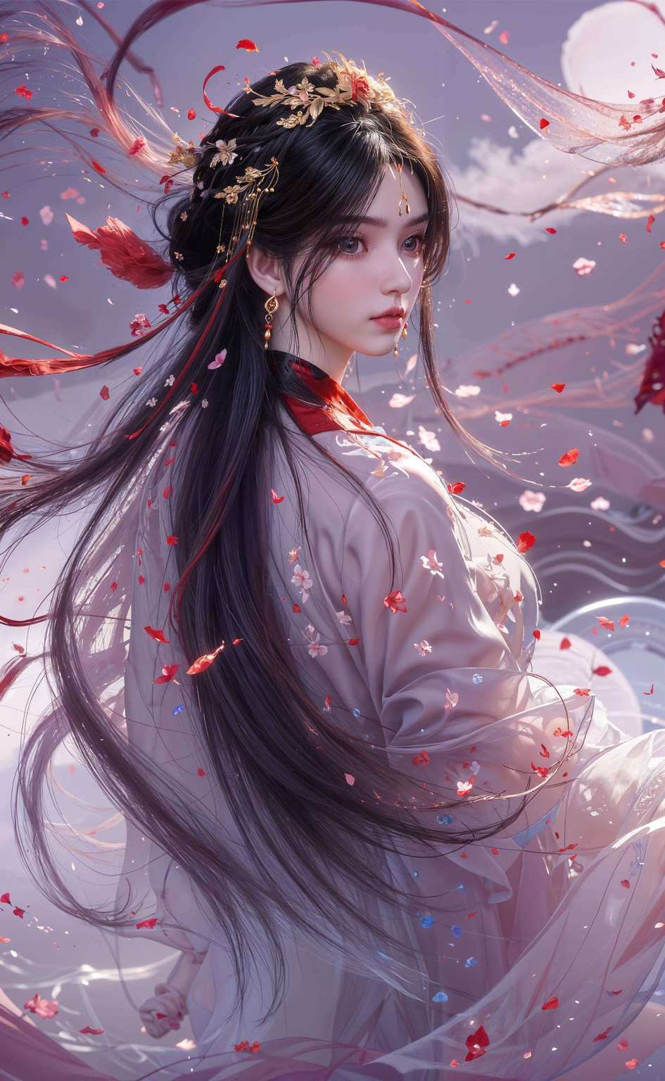 让你的屏幕瞬间变身艺术画廊国漫女神的魅力尽显