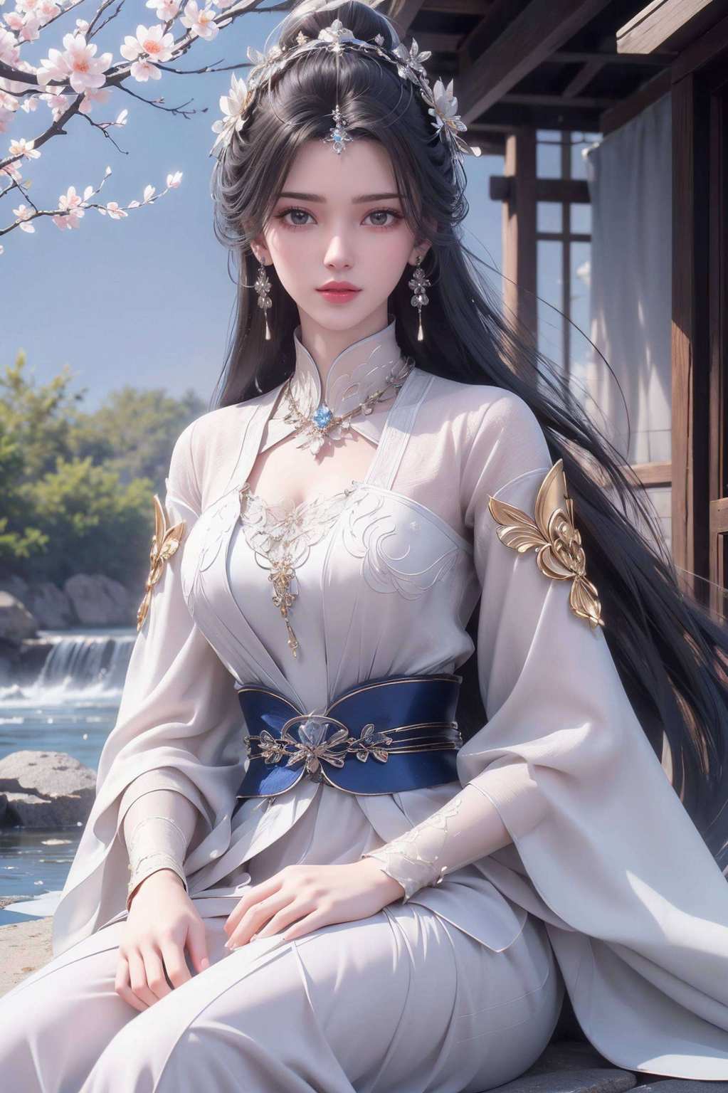 都将你的手机桌面点缀得犹如玄幻仙境她的身影