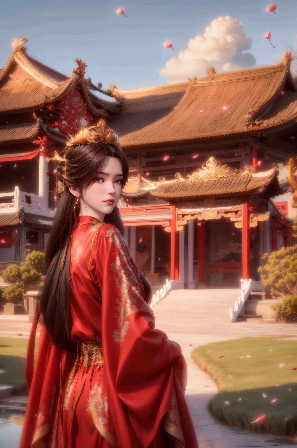 尽显仙逆之境壁画之间