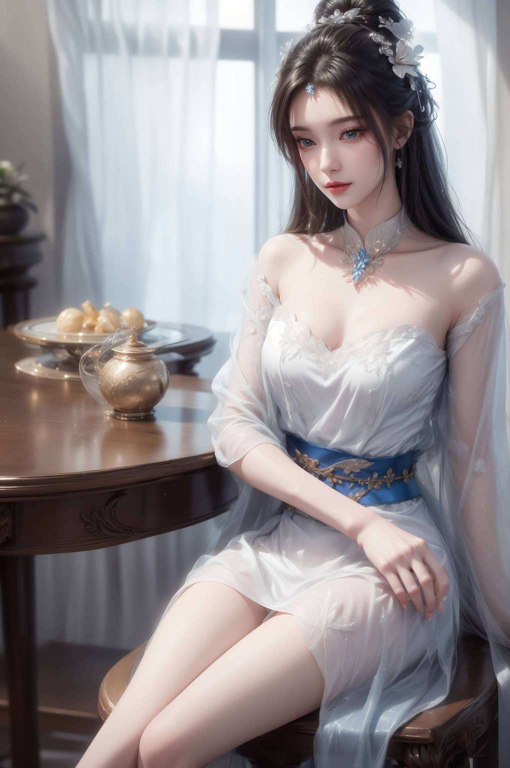 各种美型的角色任你挑选把她设置为桌面
