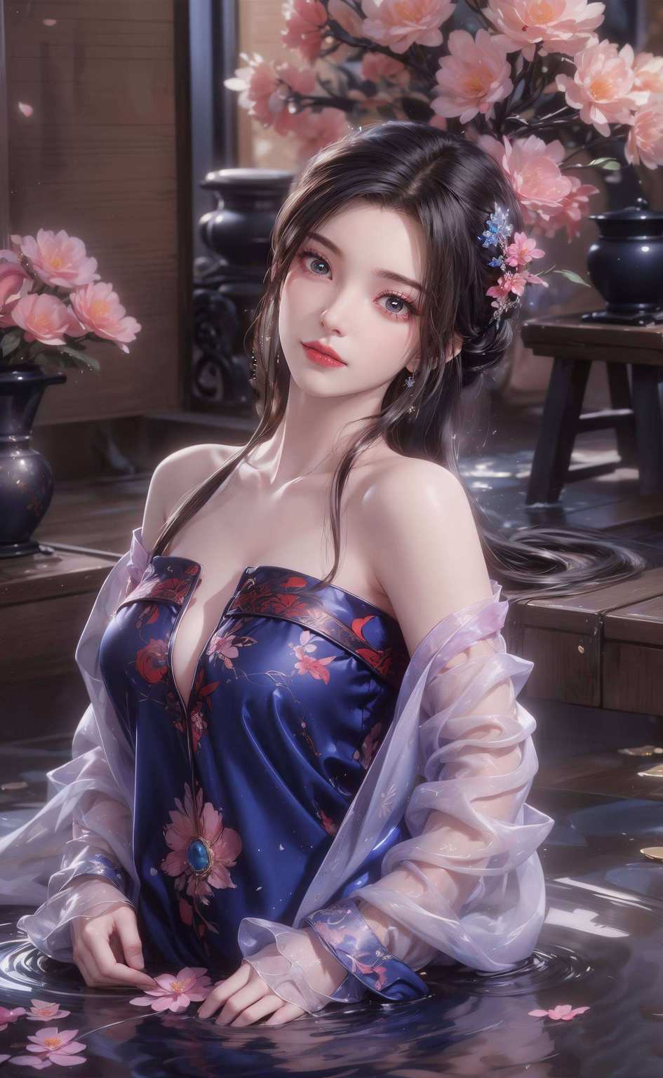 国漫女神的魅力就是不一样哦！快来感受一下这份独特的玄幻之美吧！李慕婉小姐姐不仅颜高