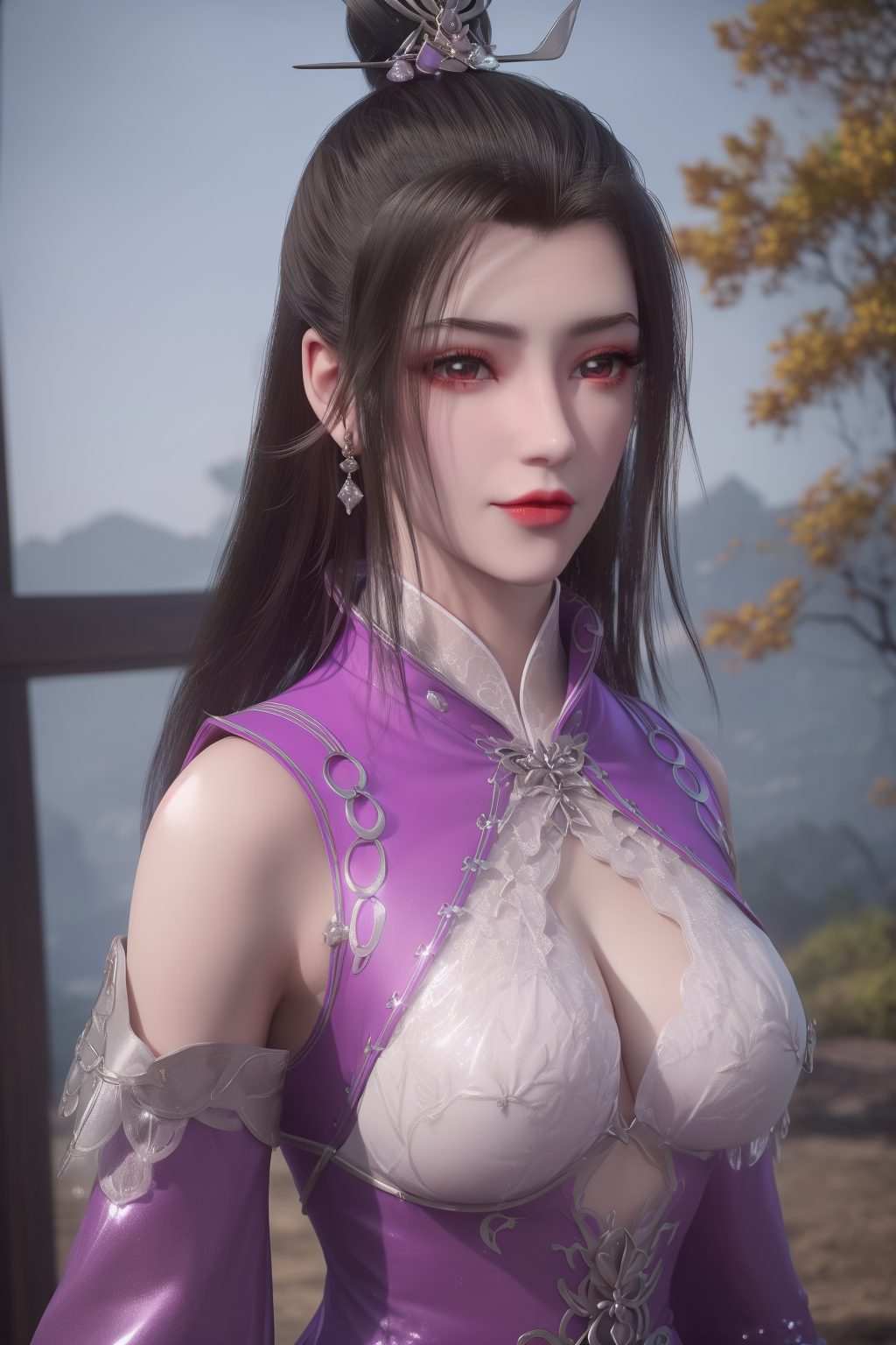 生动的色彩放在电脑上