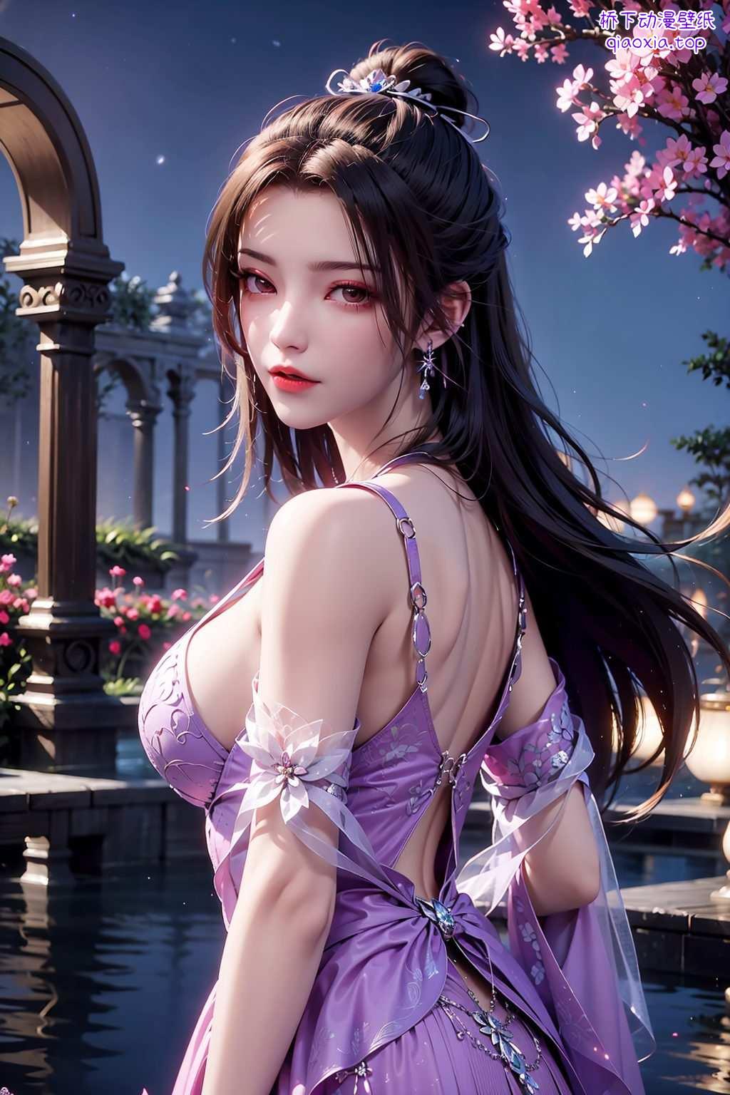 动漫女神的魅力眼神中藏着无尽玄幻