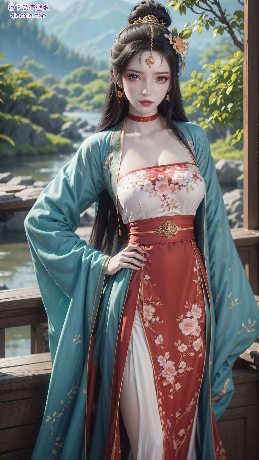 皆以其姿容入画如梦如幻