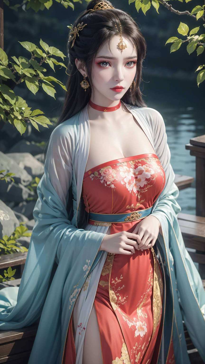 我只能说是“美得不可方物”足以让你的手机成为街头最亮的仔！快来体验这款国漫美女壁纸