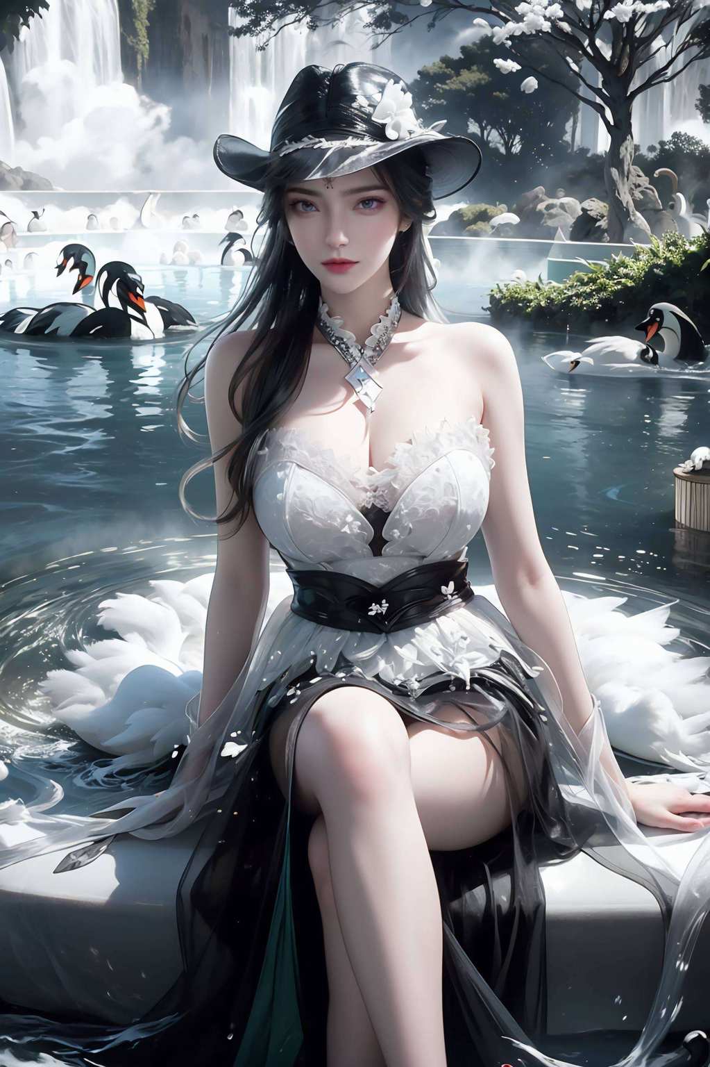 神秘中带着一丝妖娆色彩鲜艳