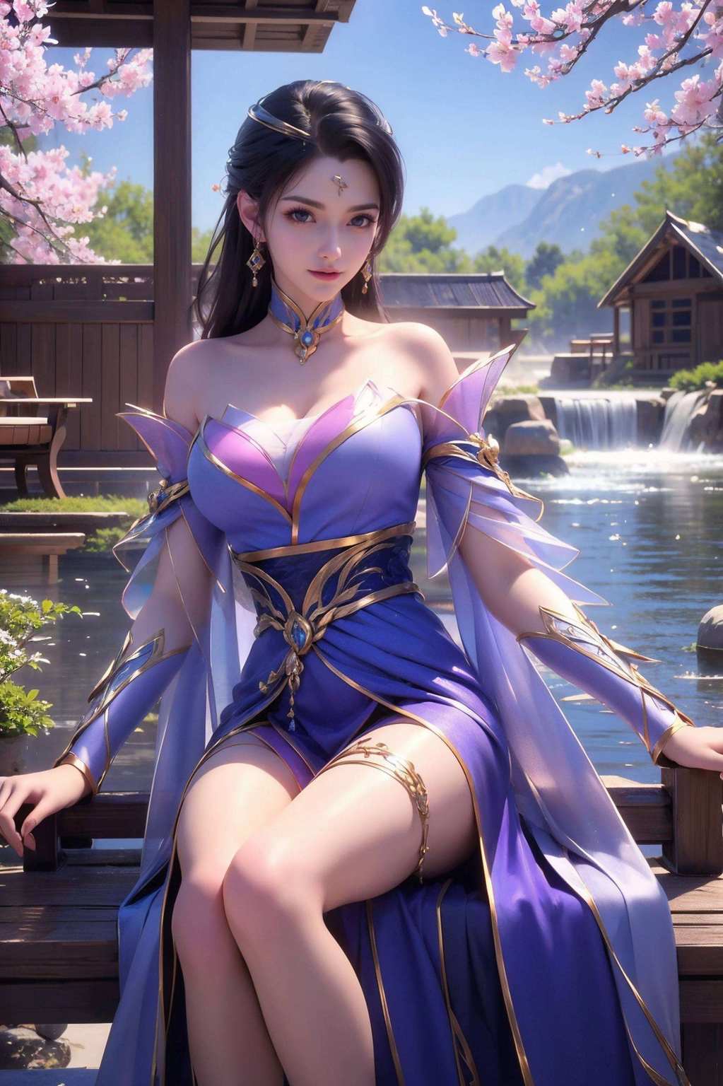这款以仙武传中的楚灵玉为灵感的动态壁纸这是国漫之美的一次私人展览